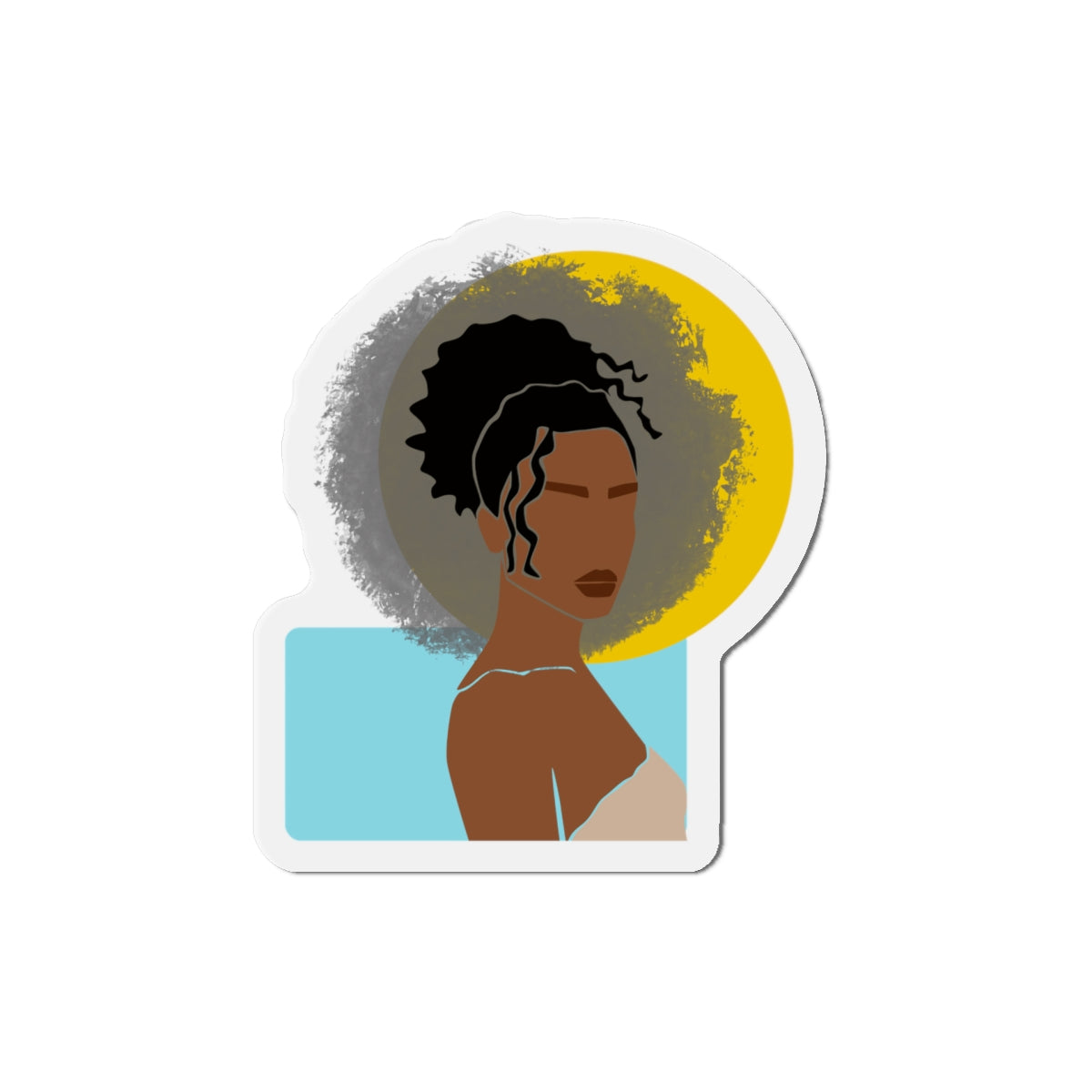 Stylish Black Girl  — Magnet