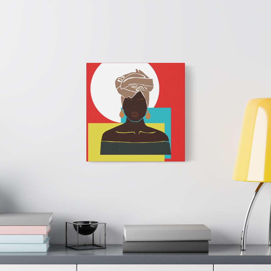 Headwrap Woman — Canvas Art