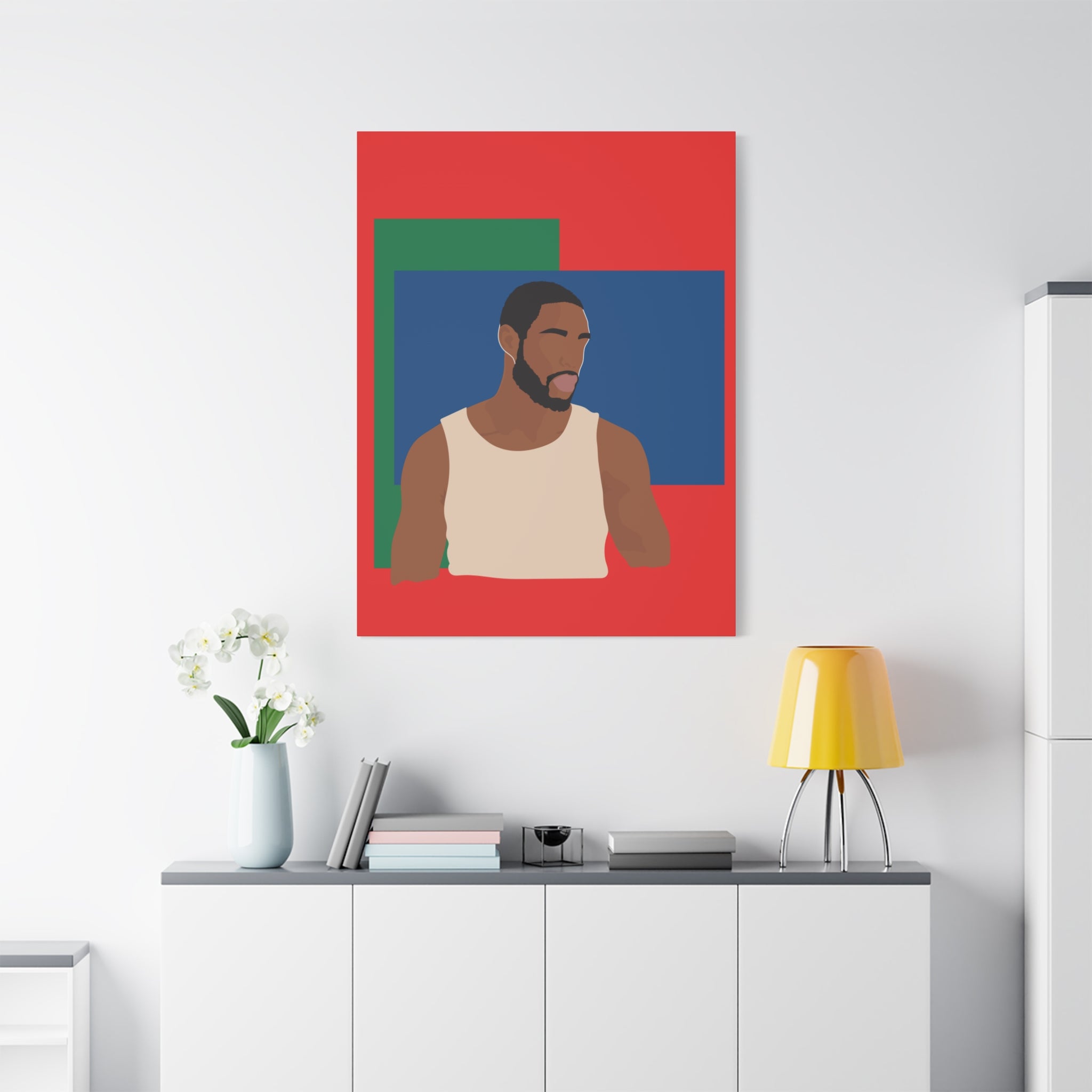 Modern Minimalist Bold Color Block -  Canvas Art