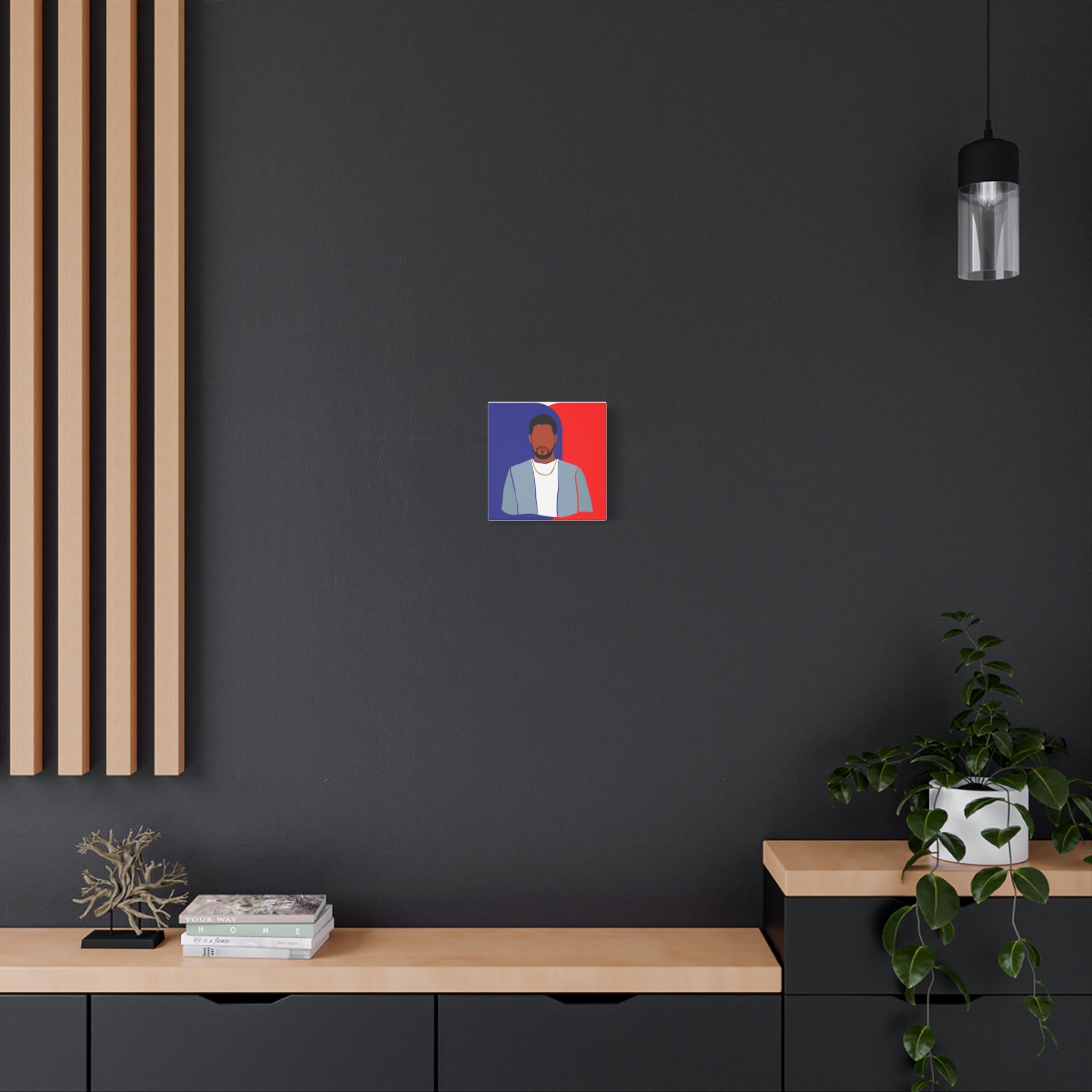 Abstract Male Figure - Canvas Art