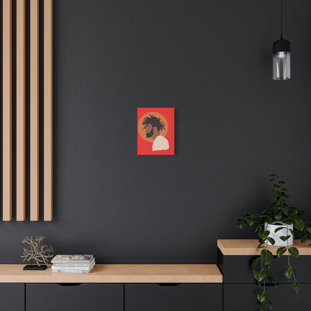 Male with Brown Sun — Canvas Art
