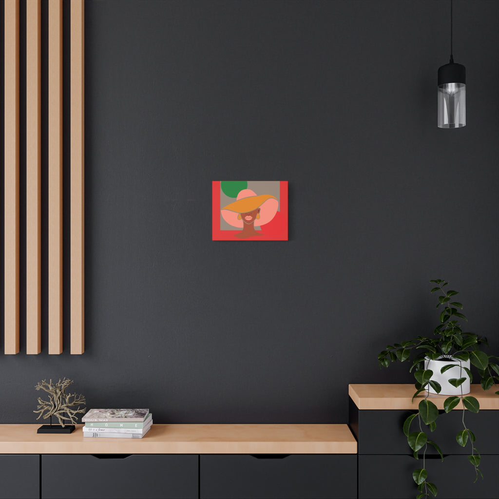 Hat Woman — Canvas Art
