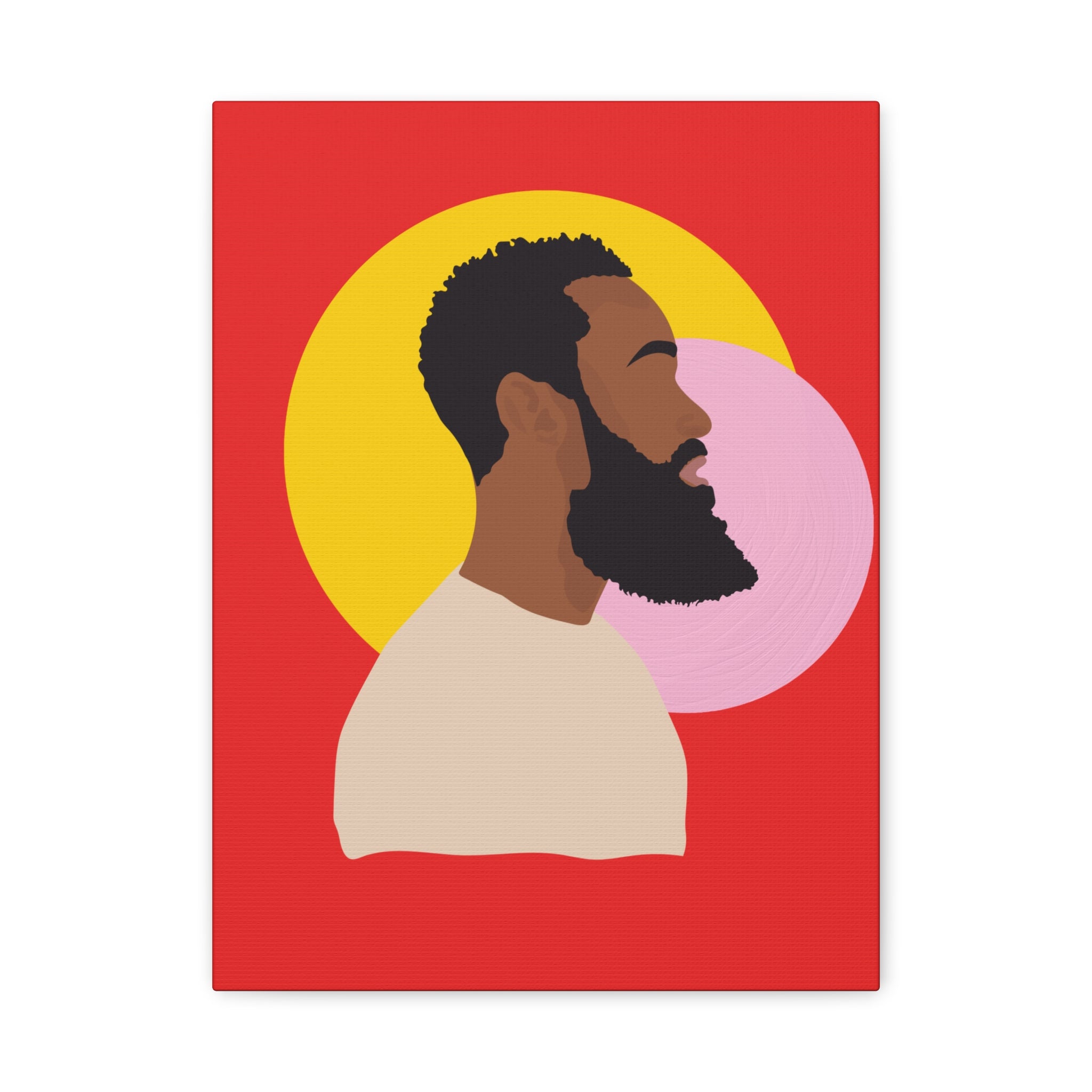 Bearded Man - Canvas Art