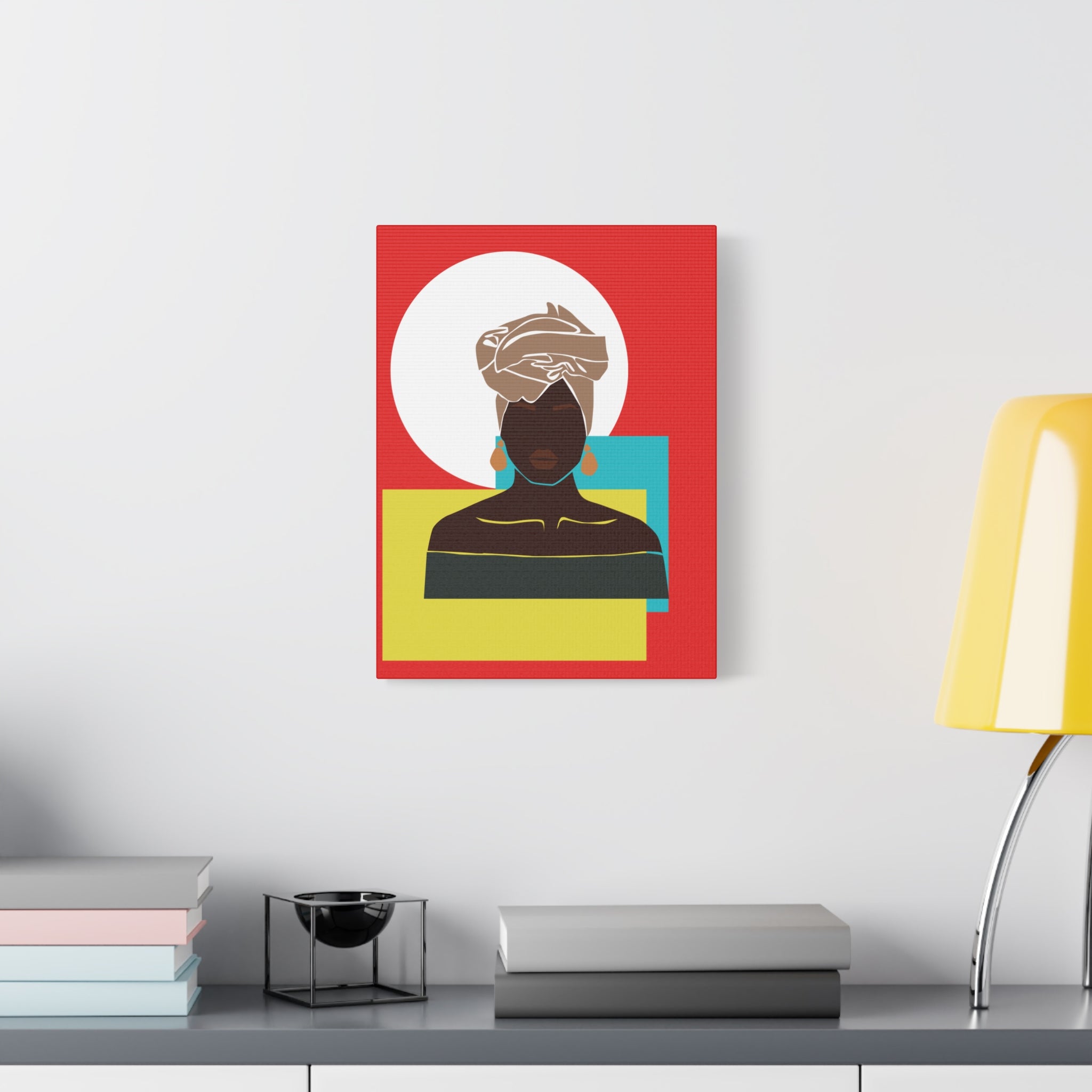 Headwrap Woman — Canvas Art