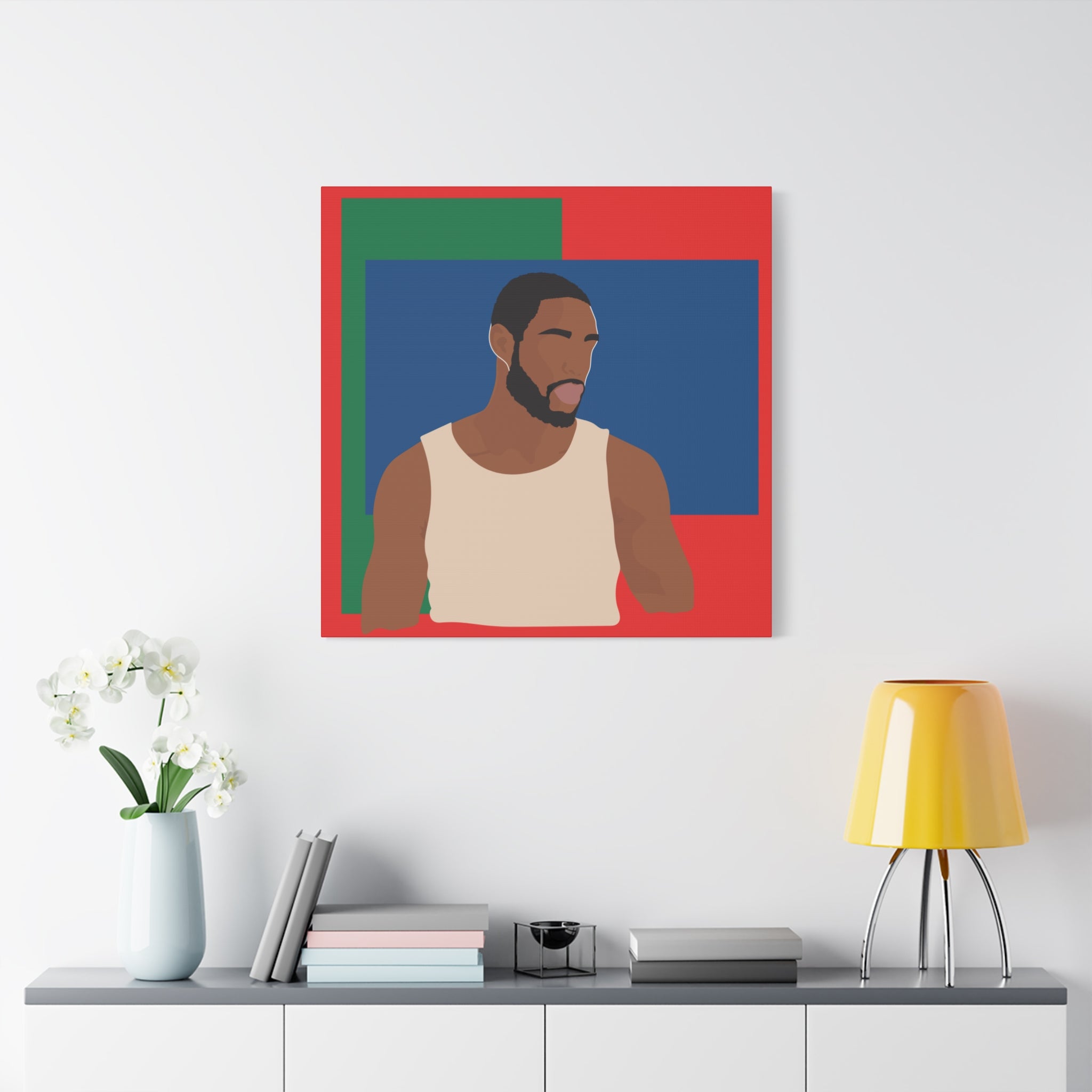 Modern Minimalist Bold Color Block -  Canvas Art