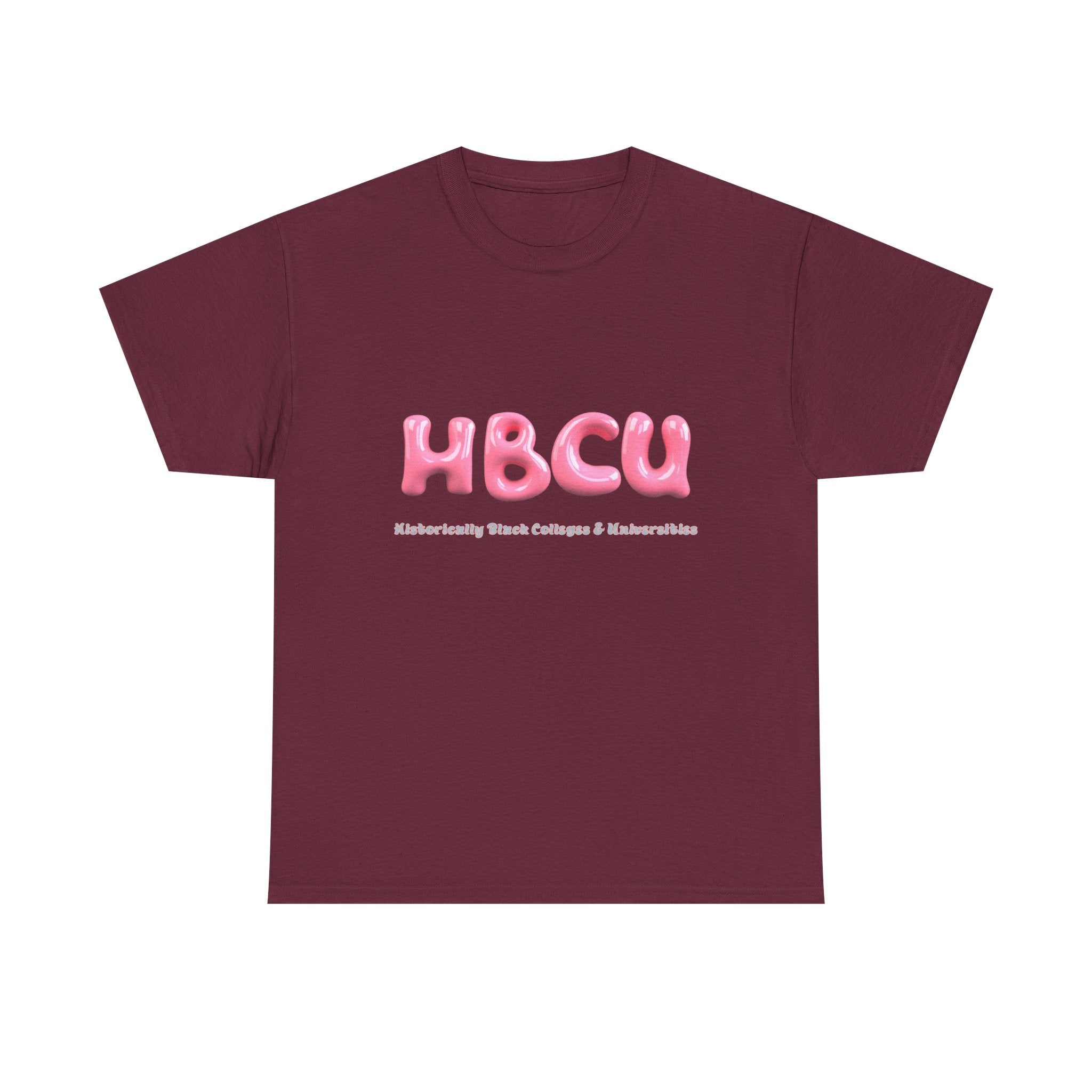HBCU Pink Bubble Letter - Empowerment Tee Shirt