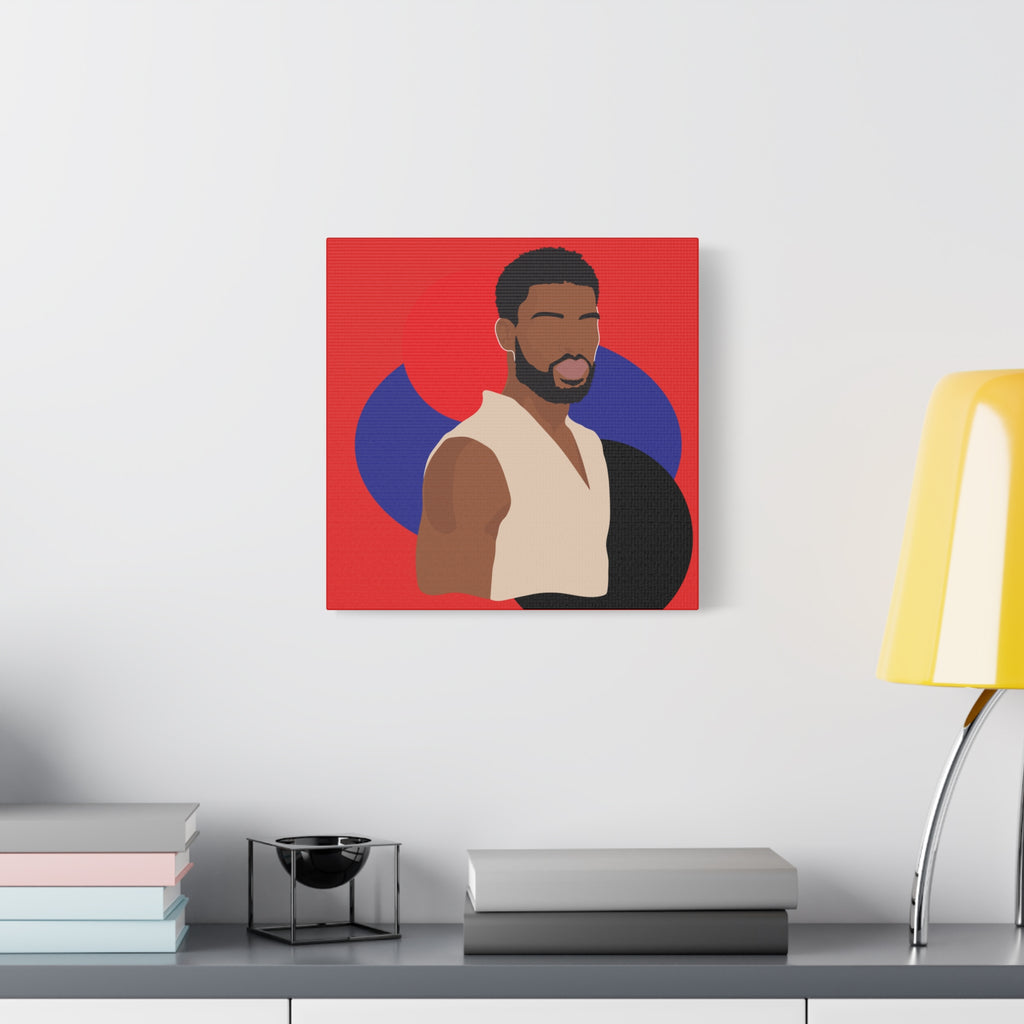 Minimalist Afro Male – Canvas Art