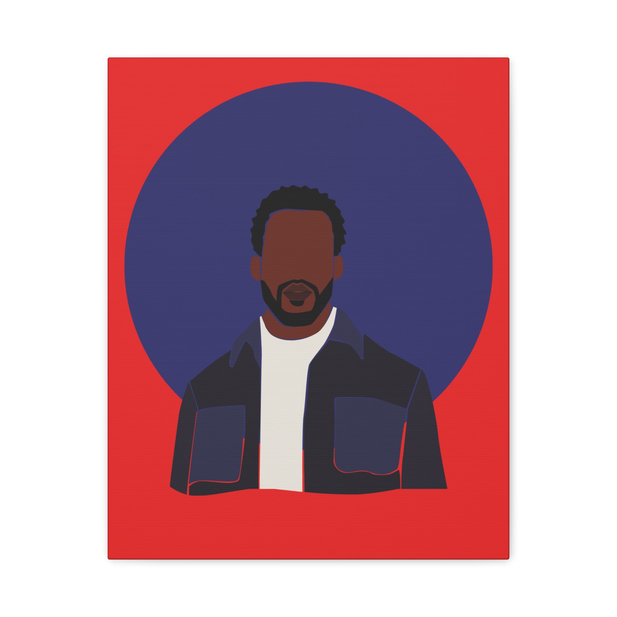 Minimalist Male Abstract — Canvas Art