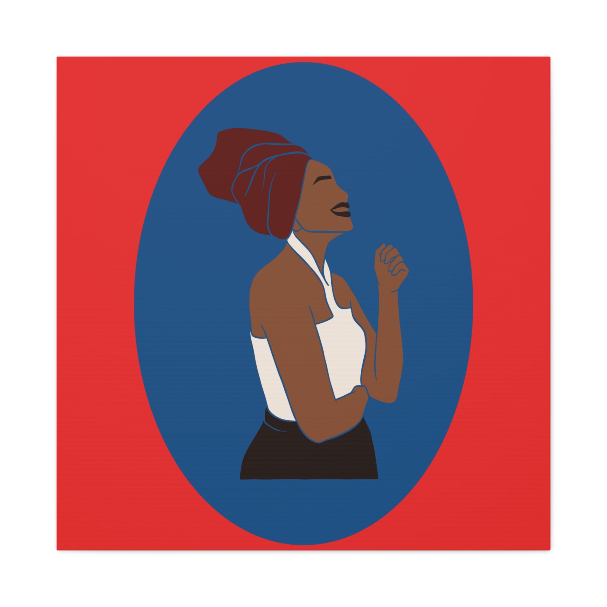Joyful Woman — Canvas Art