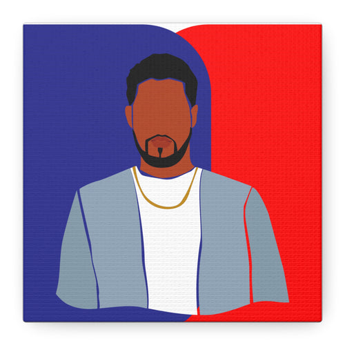 Abstract Male Figure - Canvas Art