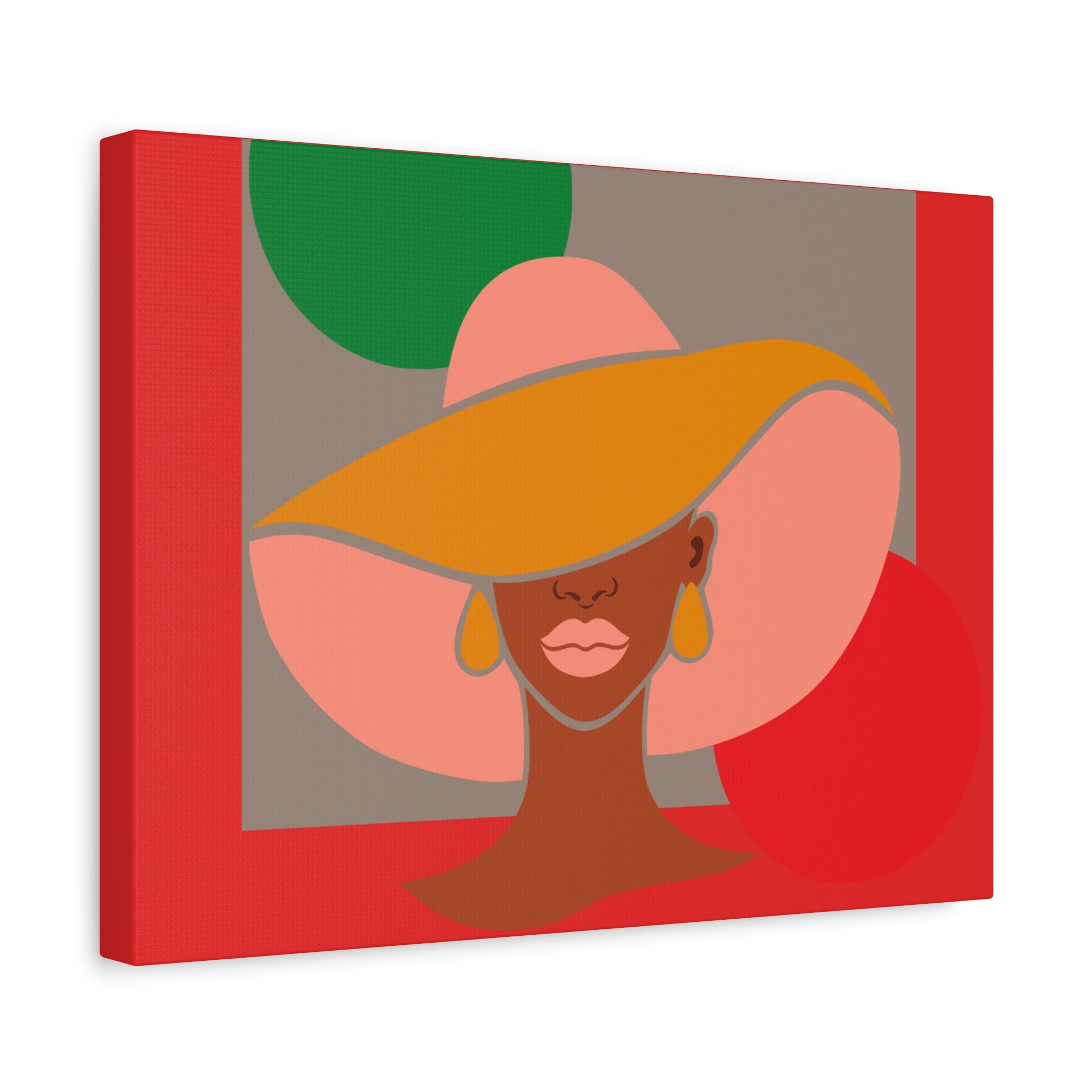 Hat Woman — Canvas Art