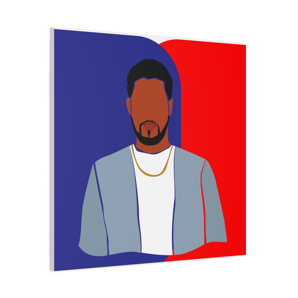 Abstract Male Figure - Canvas Art