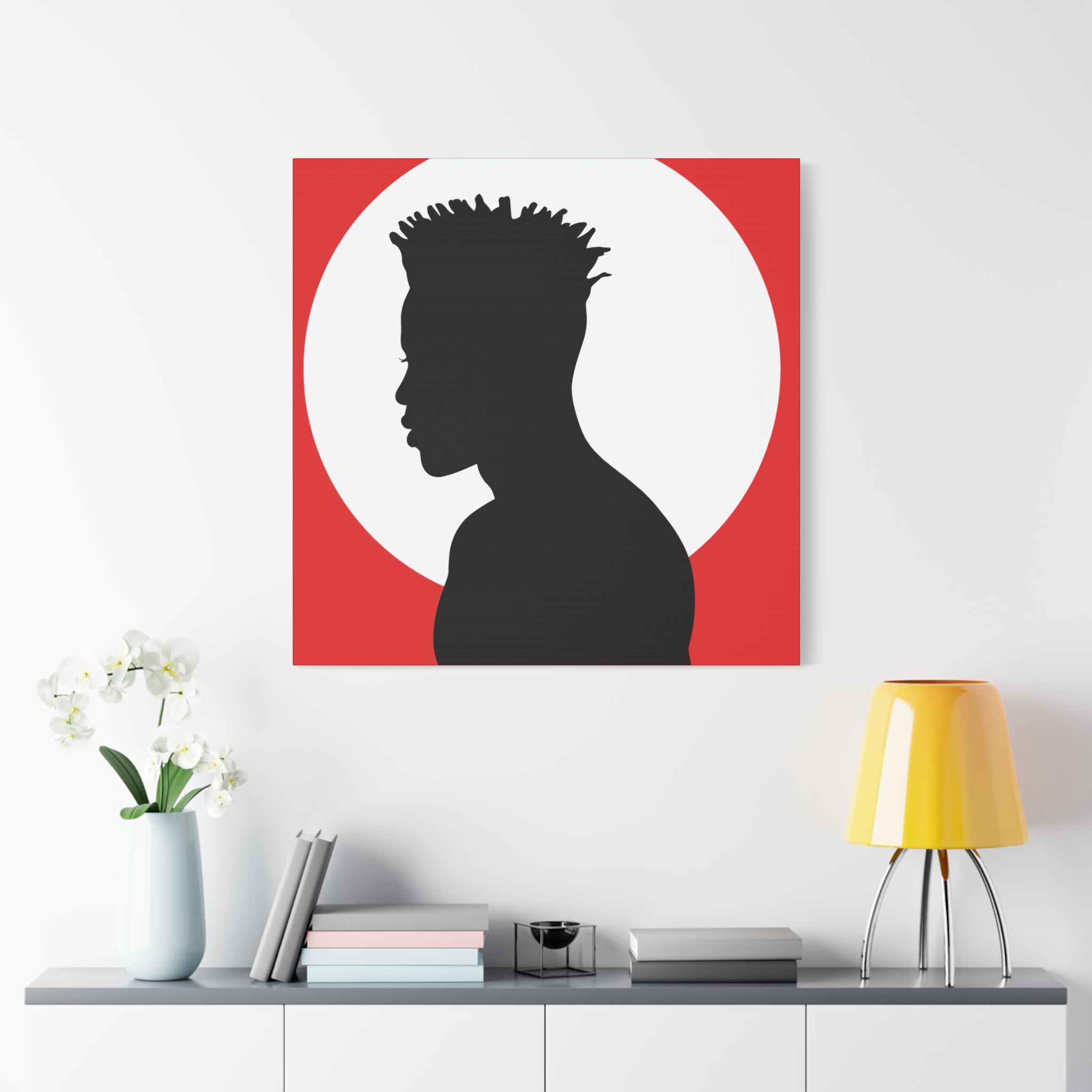 Male Silhouette — Canvas Art