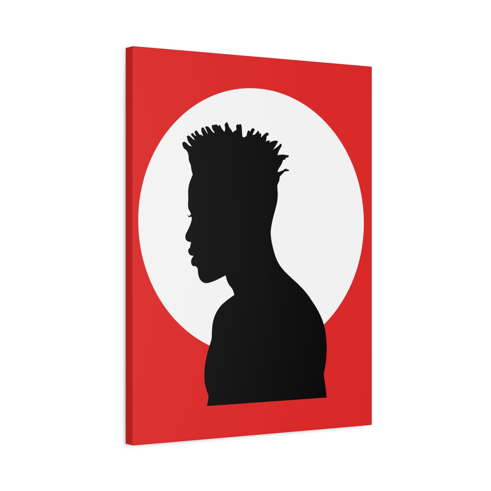 Male Silhouette — Canvas Art
