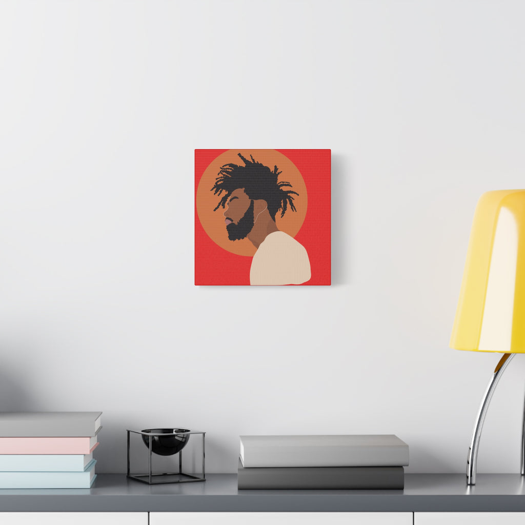 Male with Brown Sun — Canvas Art