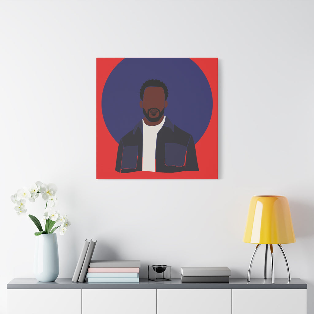 Minimalist Male Abstract — Canvas Art