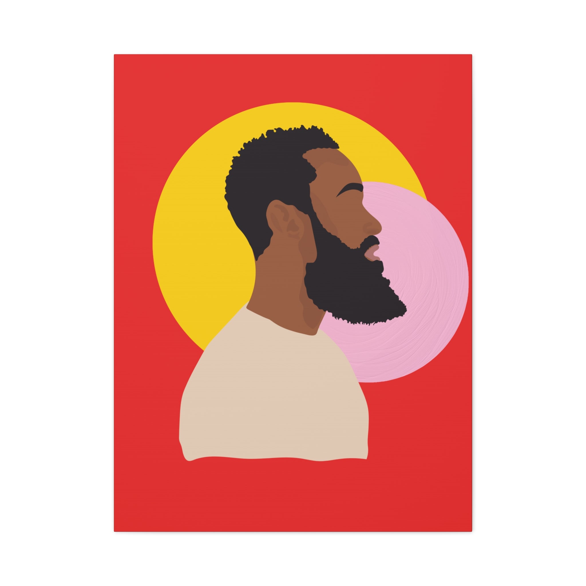 Bearded Man - Canvas Art