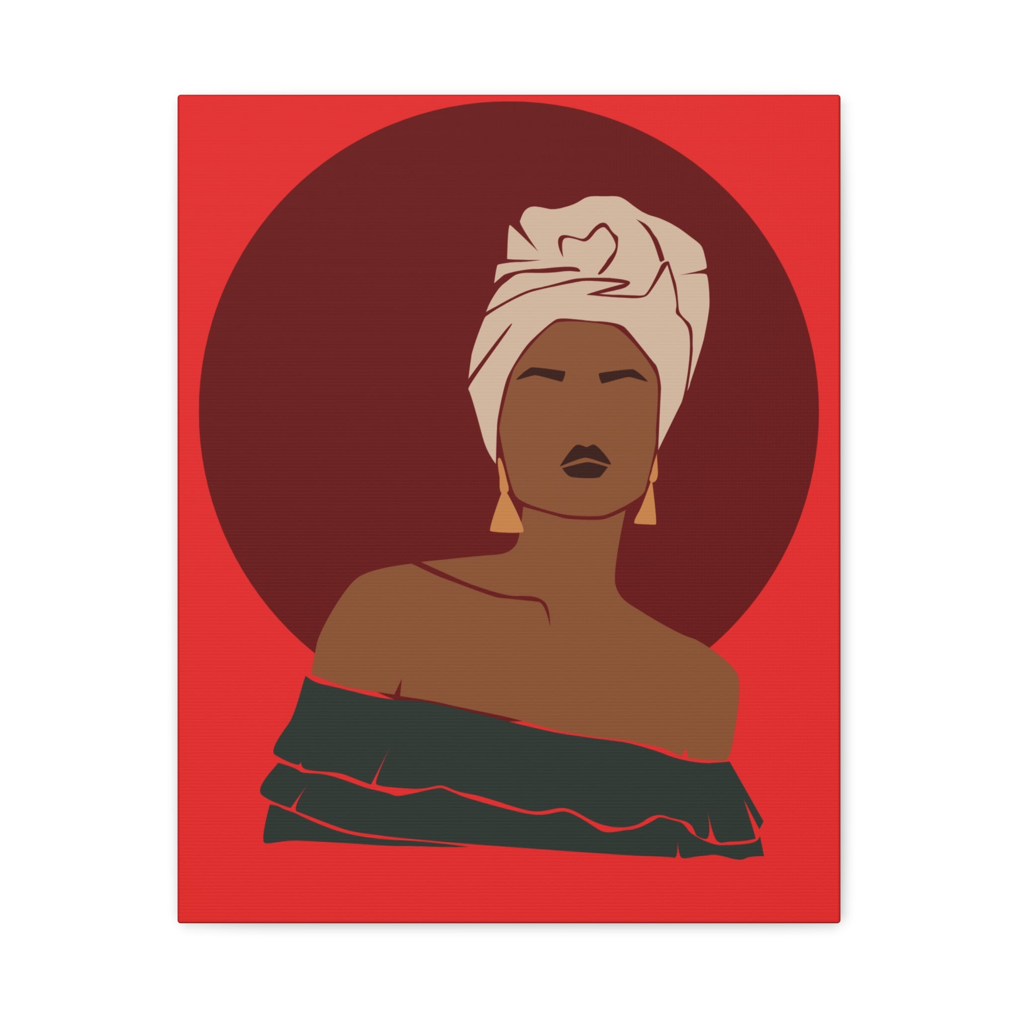 Afrocentric Woman - Canvas Art