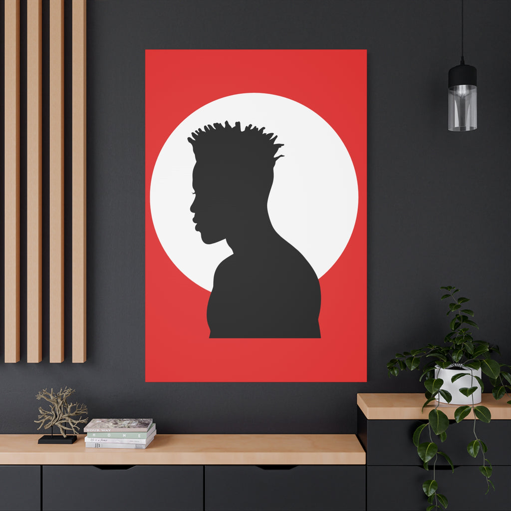 Male Silhouette — Canvas Art