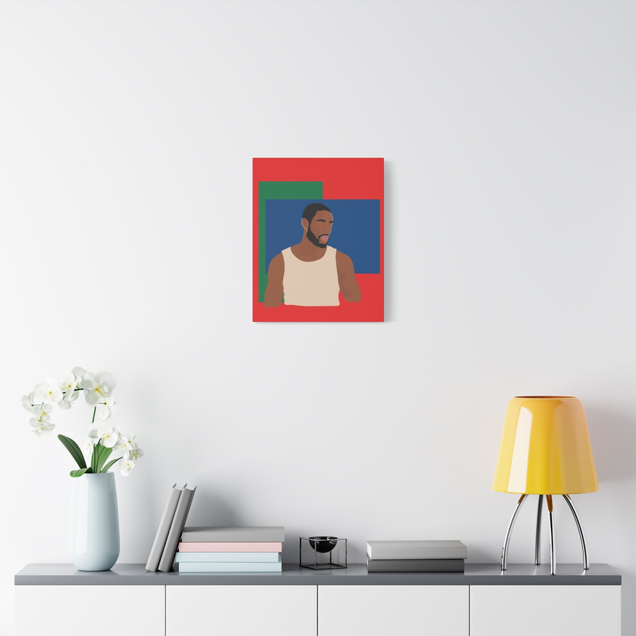 Modern Minimalist Bold Color Block -  Canvas Art