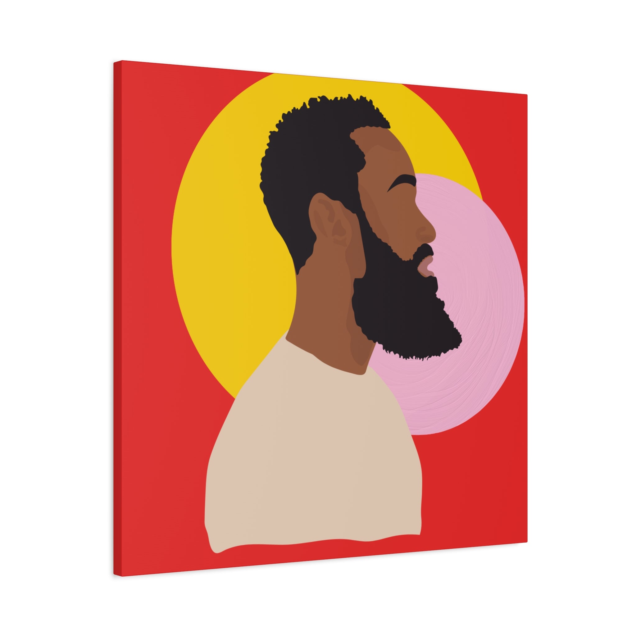 Bearded Man - Canvas Art
