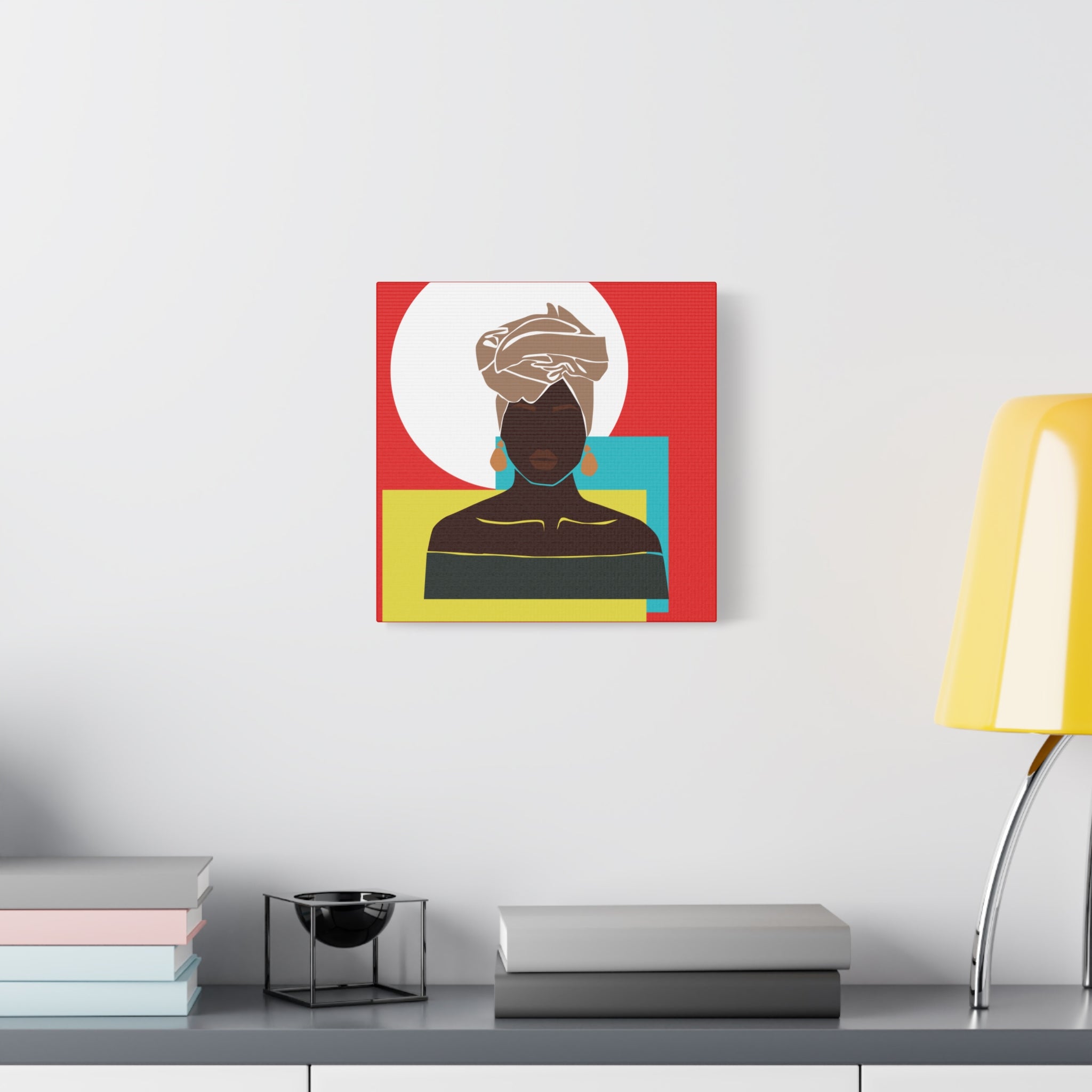 Headwrap Woman — Canvas Art