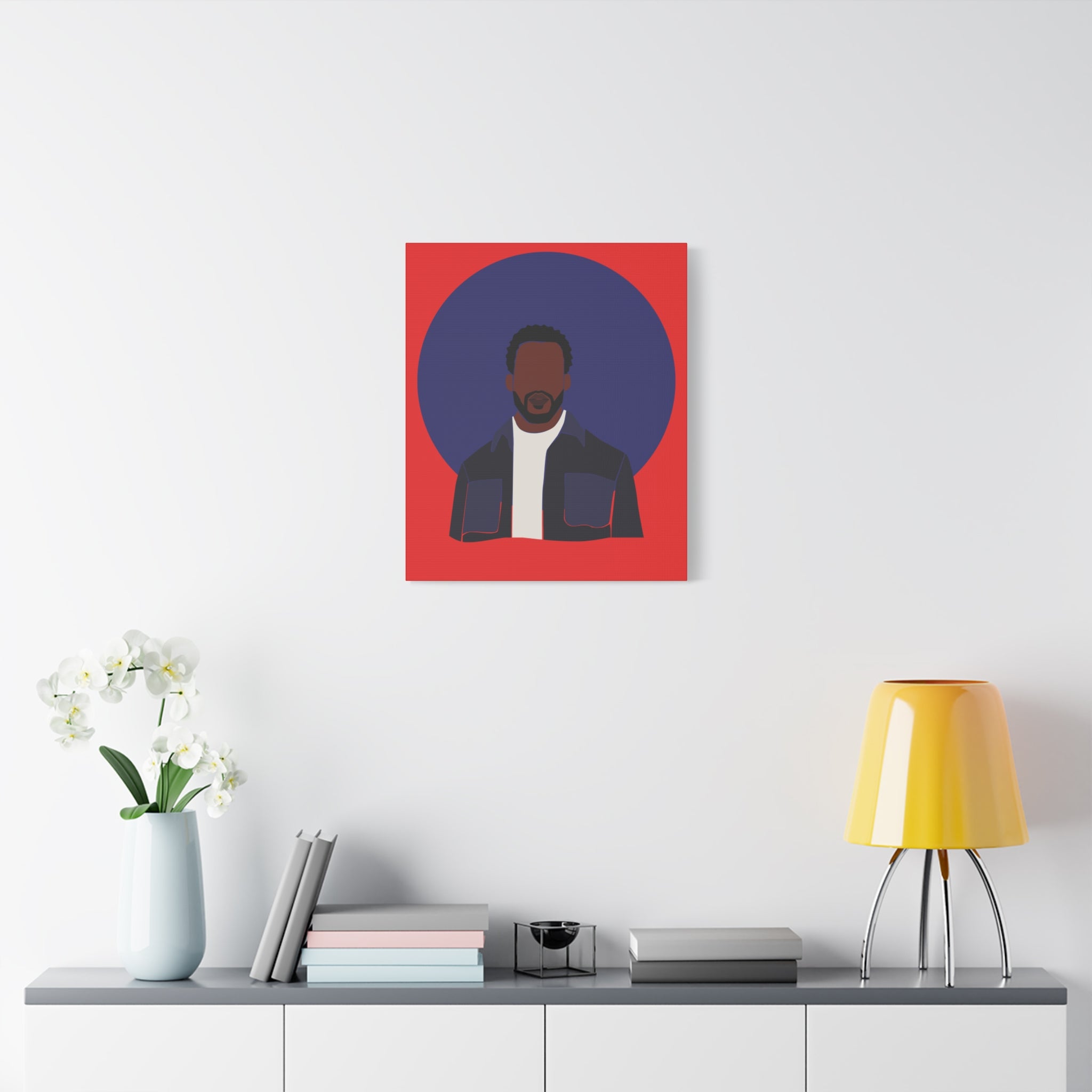 Minimalist Male Abstract — Canvas Art