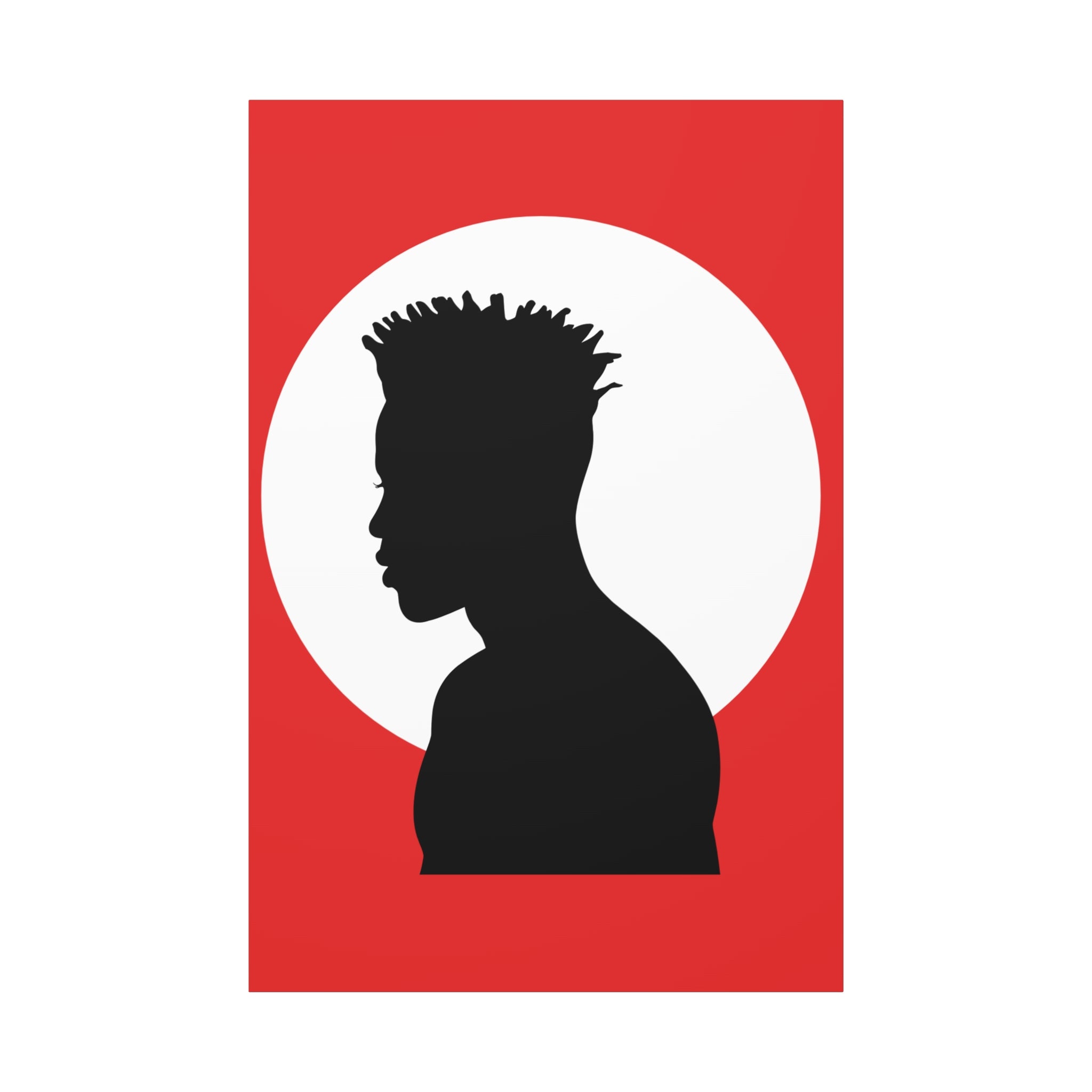 Male Silhouette — Canvas Art