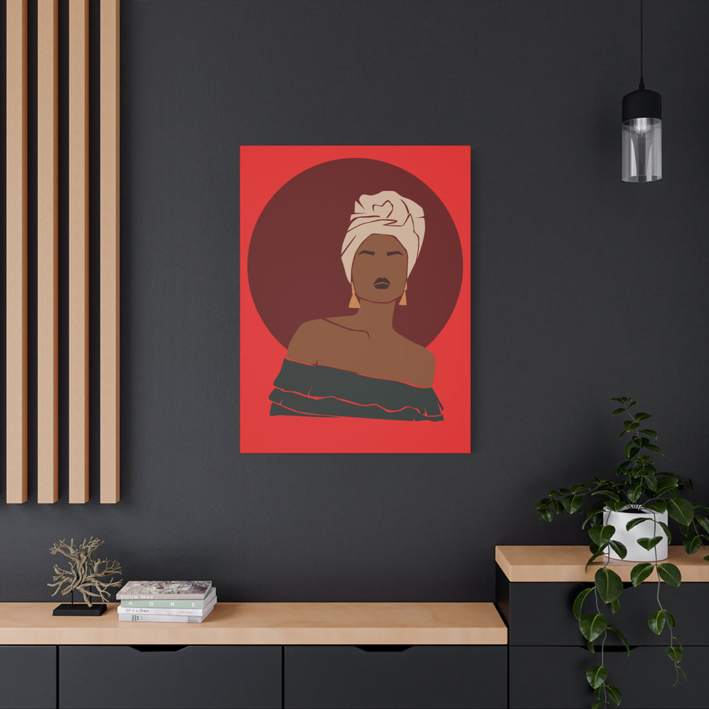 Afrocentric Woman - Canvas Art