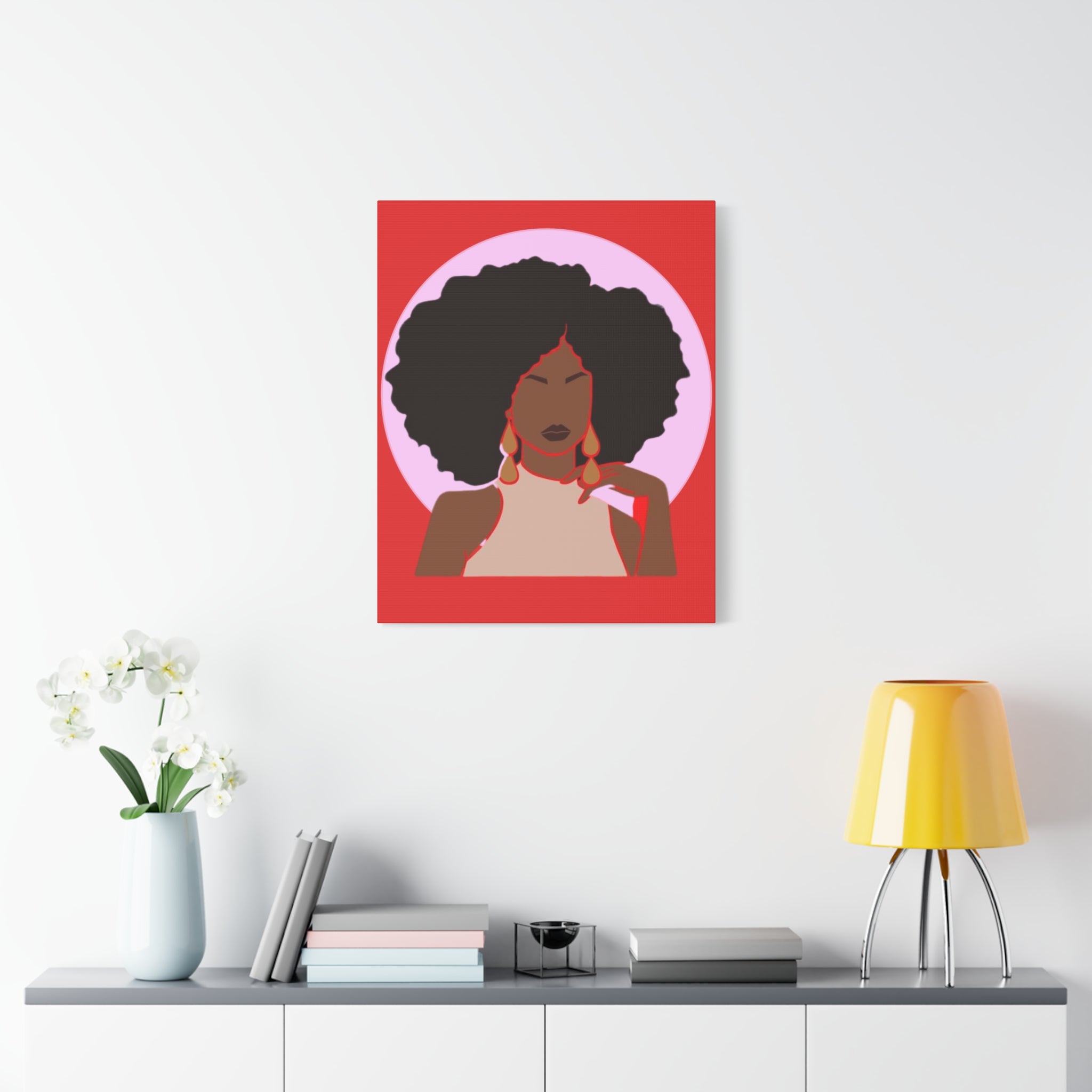 Afro Woman — Art Canvas