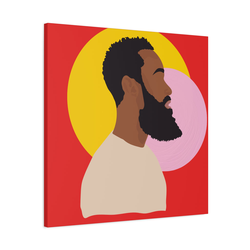 Bearded Man - Canvas Art