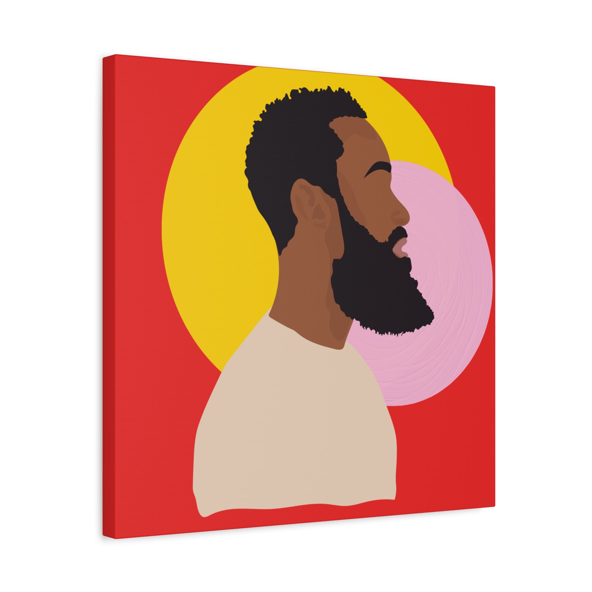 Bearded Man - Canvas Art
