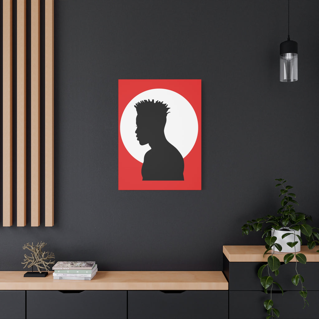 Male Silhouette — Canvas Art