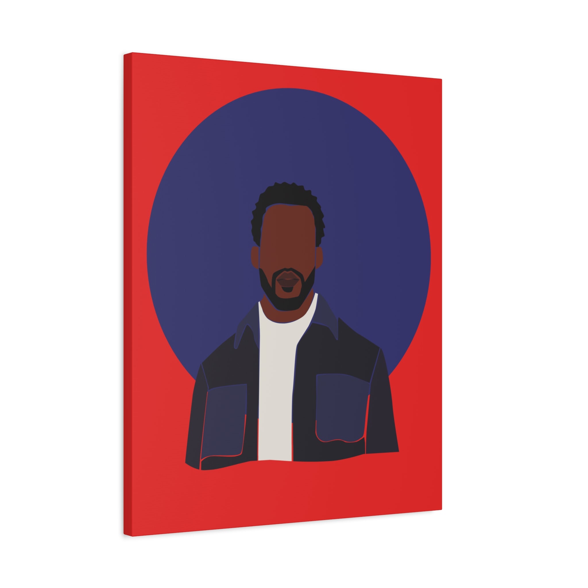Minimalist Male Abstract — Canvas Art