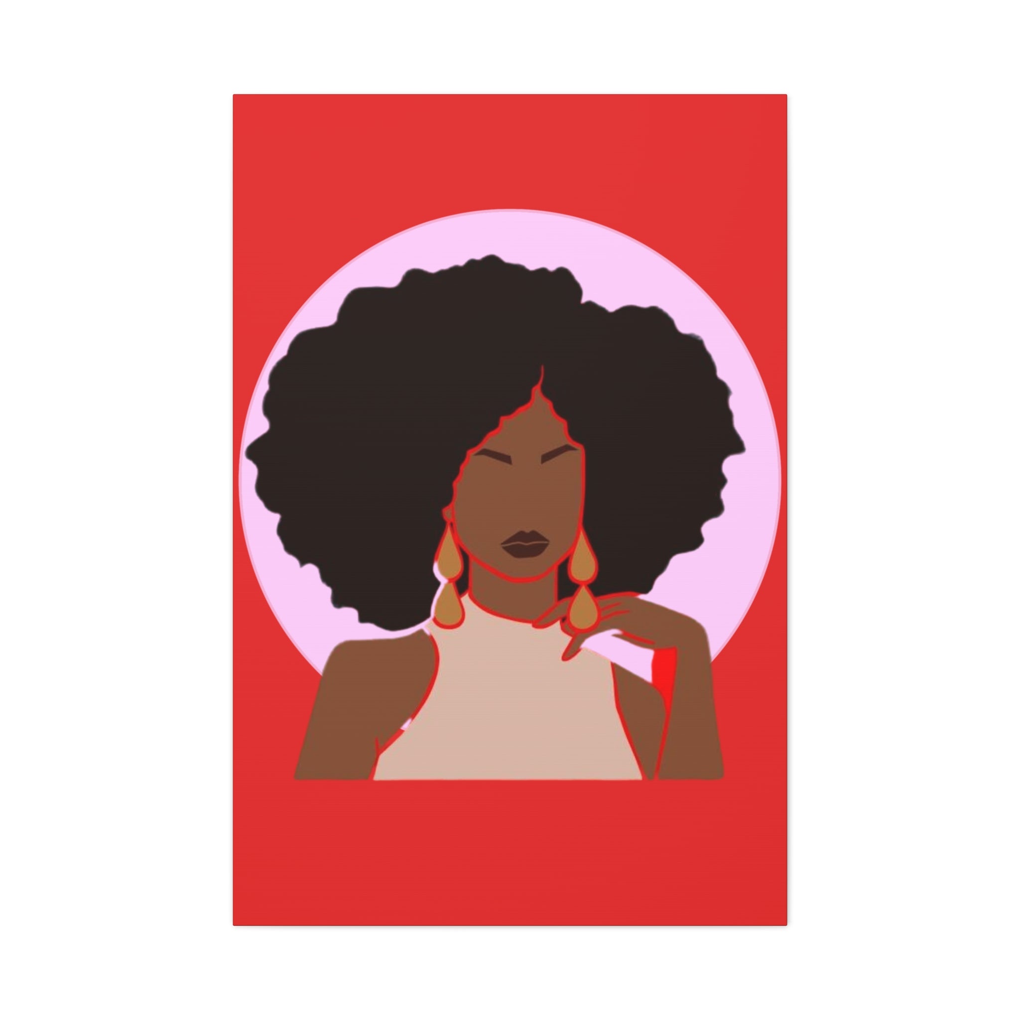Afro Woman — Art Canvas