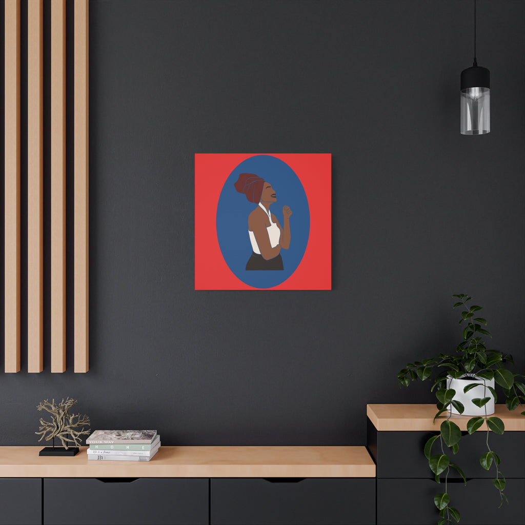 Joyful Woman — Canvas Art