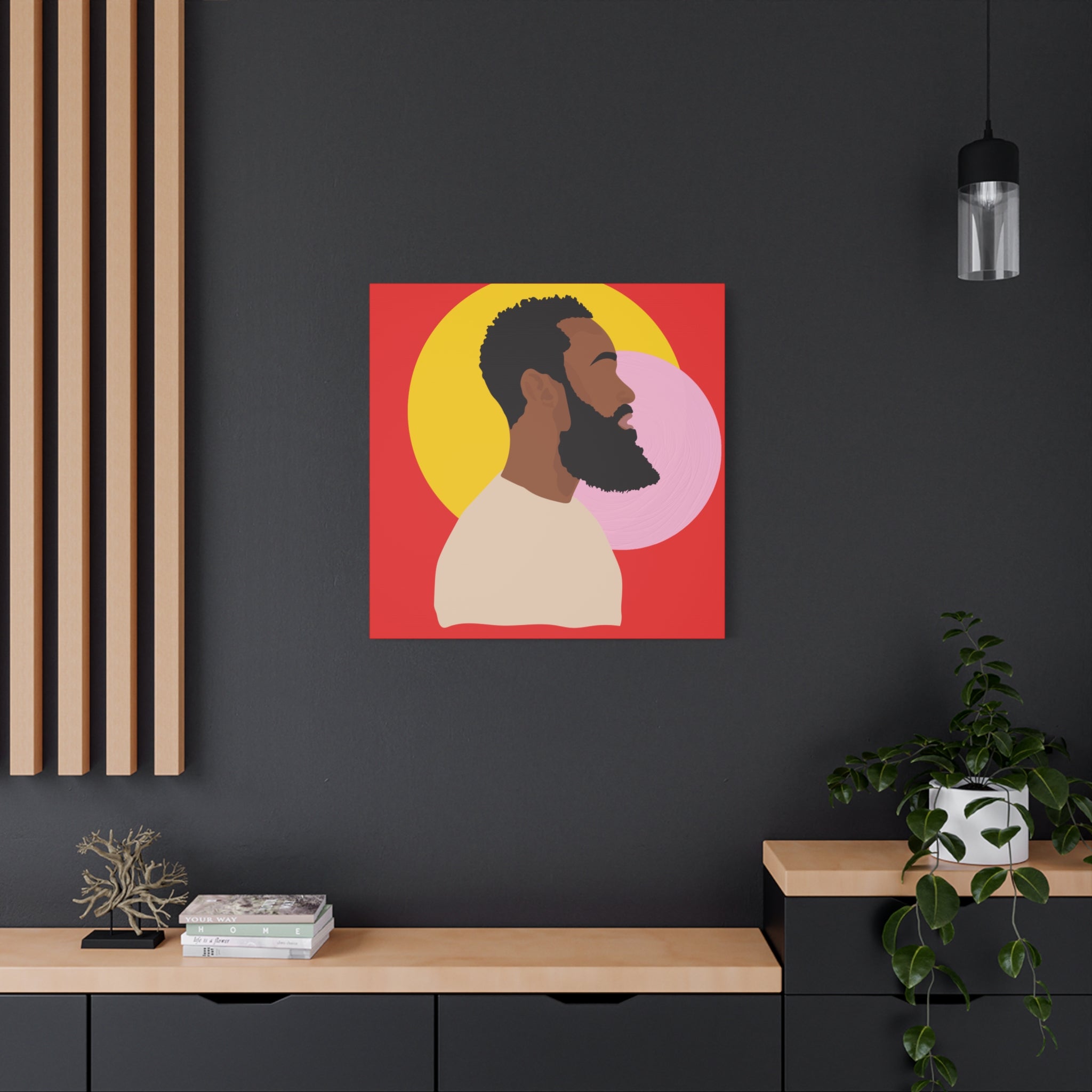 Bearded Man - Canvas Art