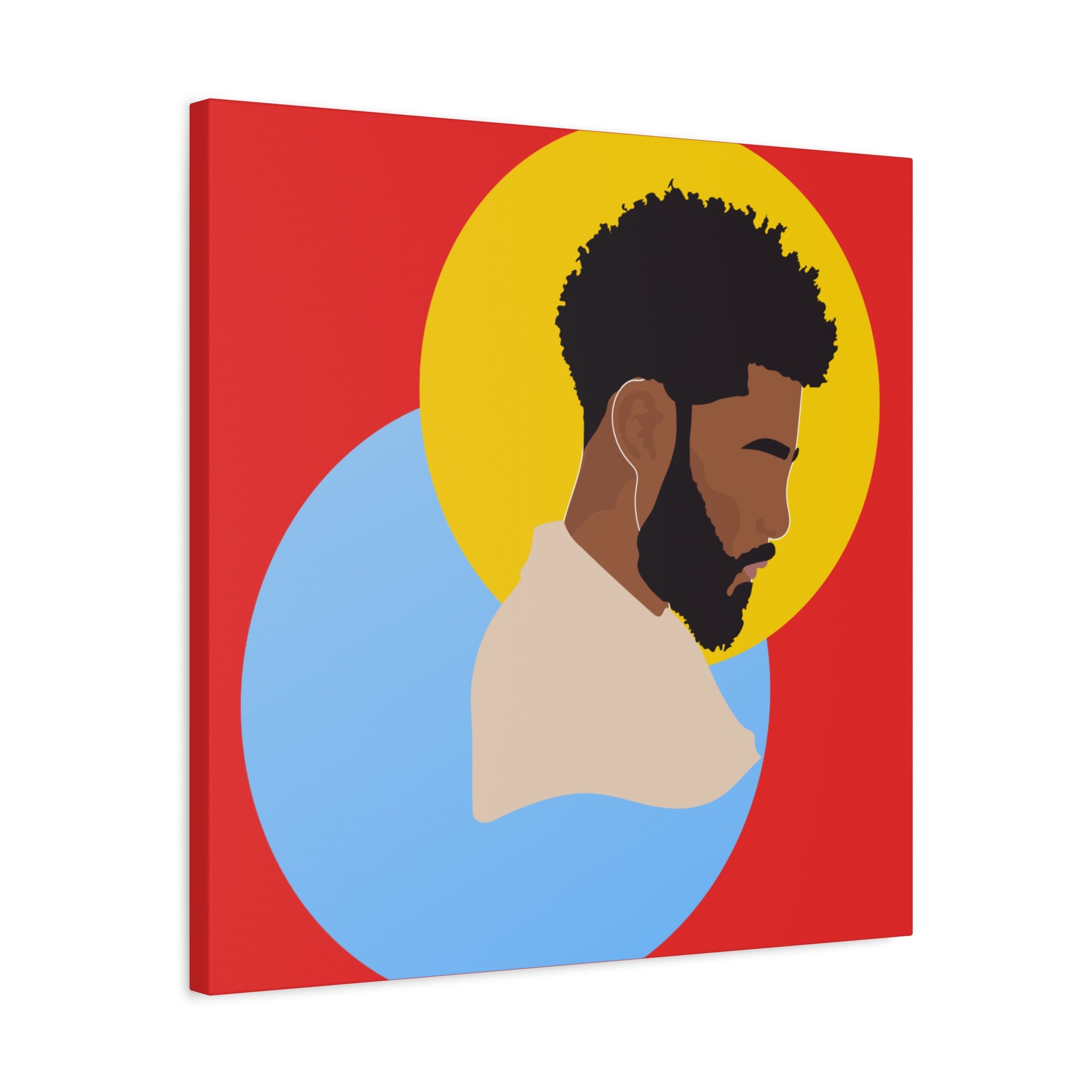 Male Silhouette — Canvas Art