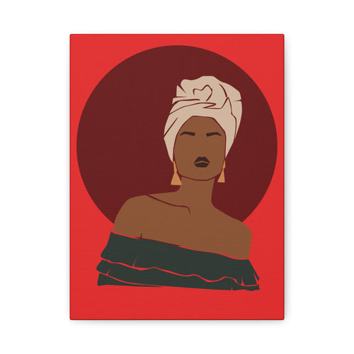 Afrocentric Woman - Canvas Art