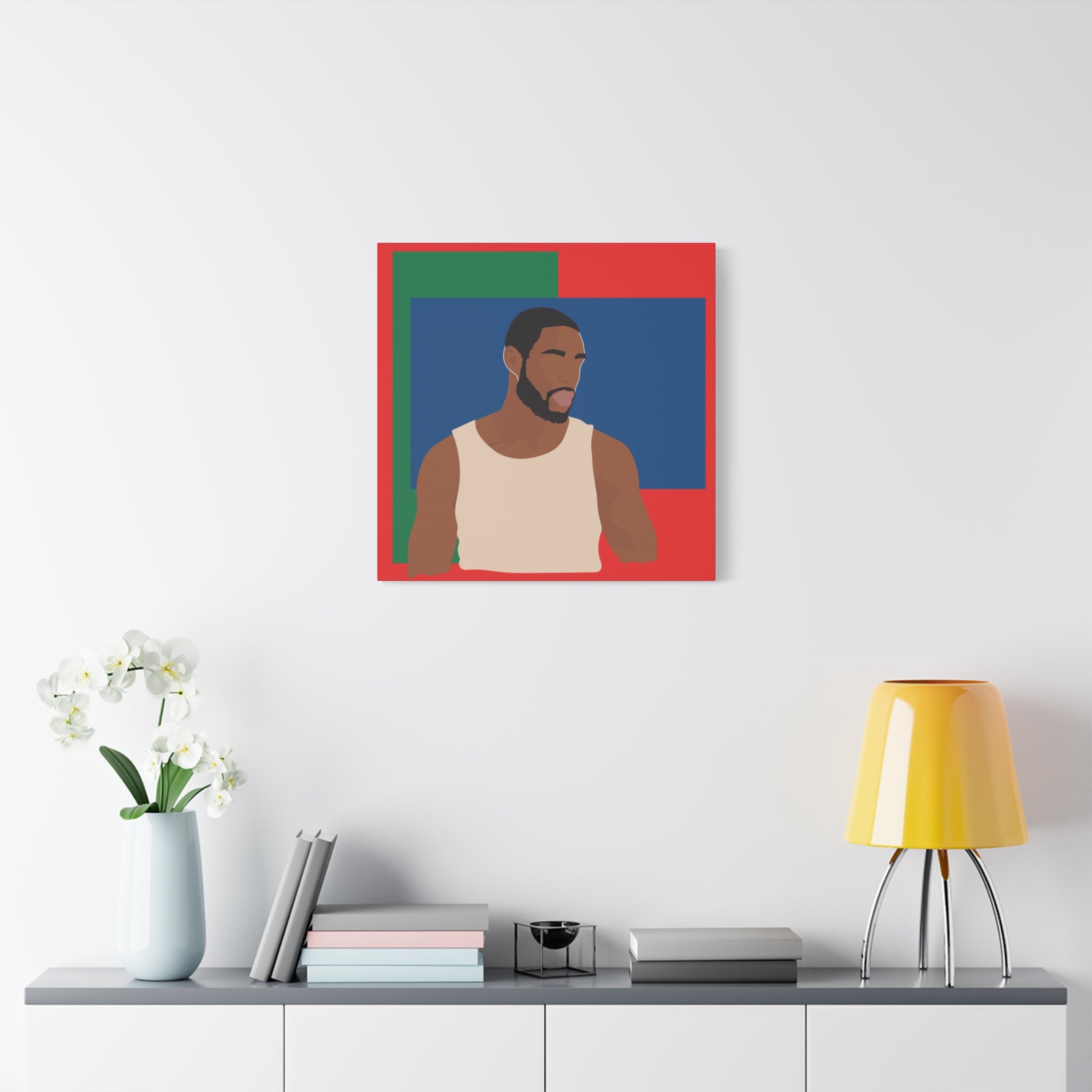 Modern Minimalist Bold Color Block -  Canvas Art