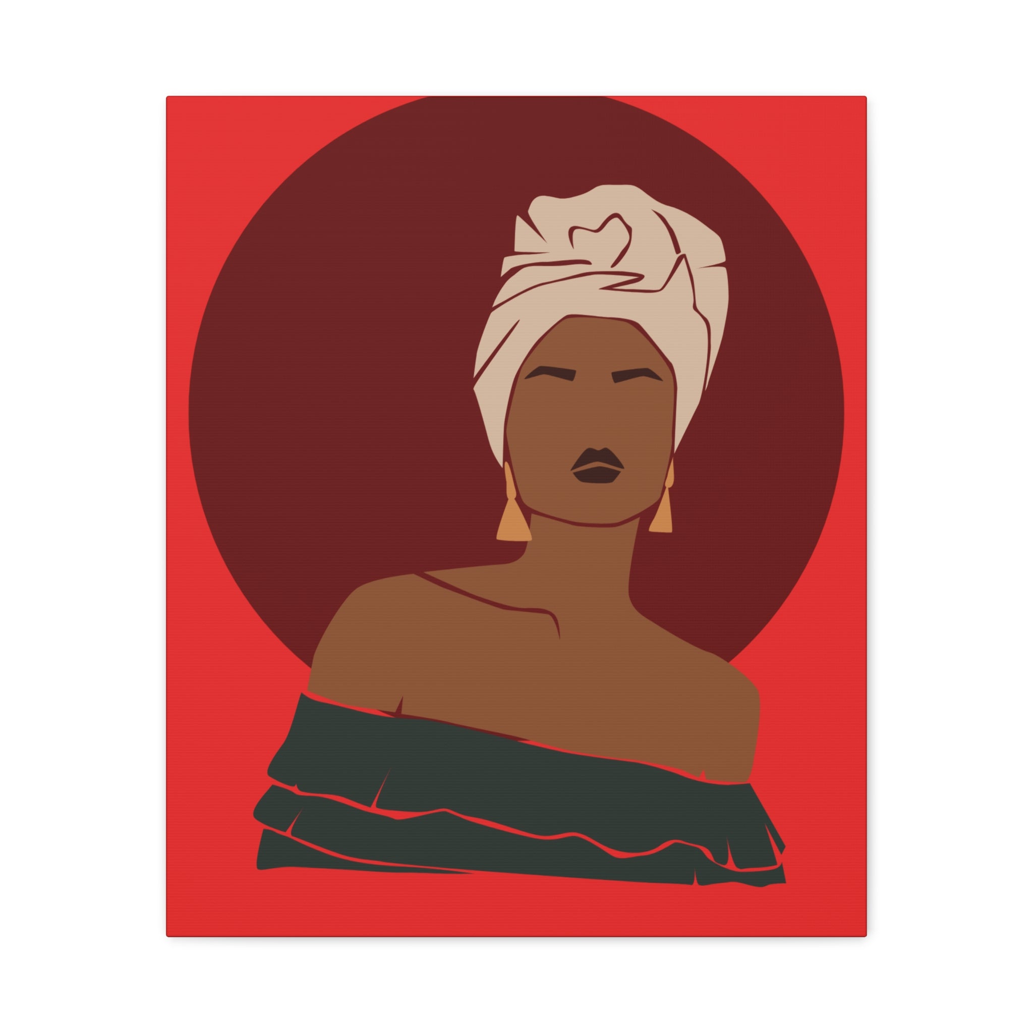 Afrocentric Woman - Canvas Art