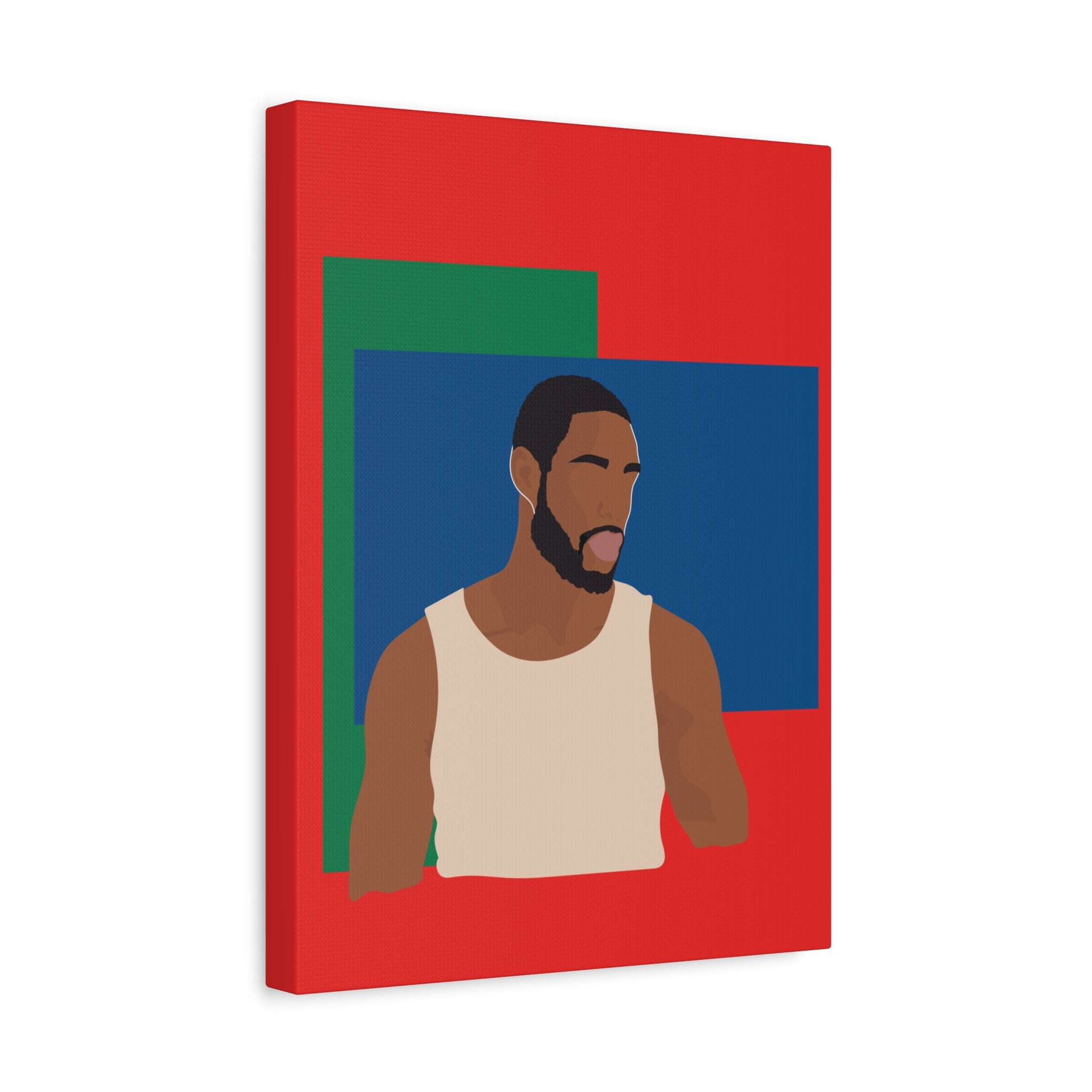 Modern Minimalist Bold Color Block -  Canvas Art