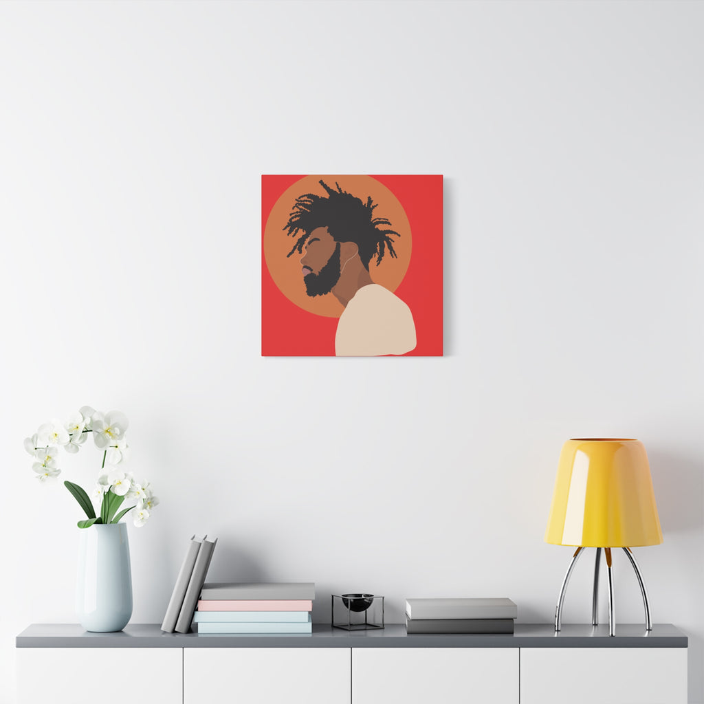 Male with Brown Sun — Canvas Art