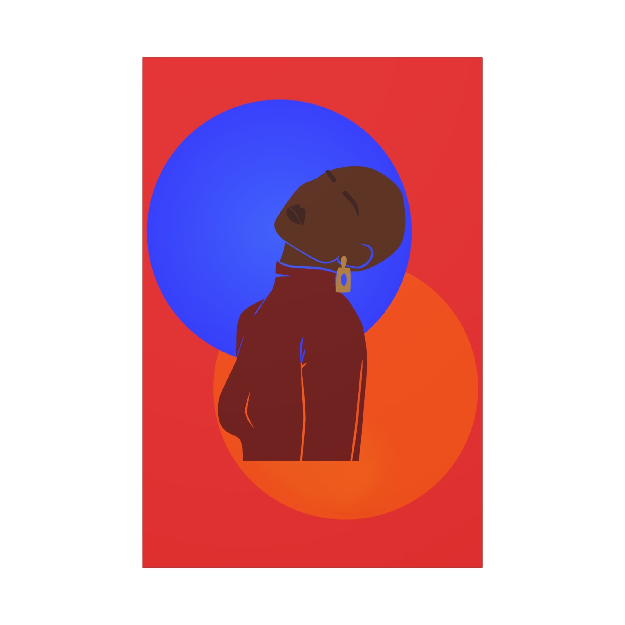 Bold Abstract Woman — Canvas Art