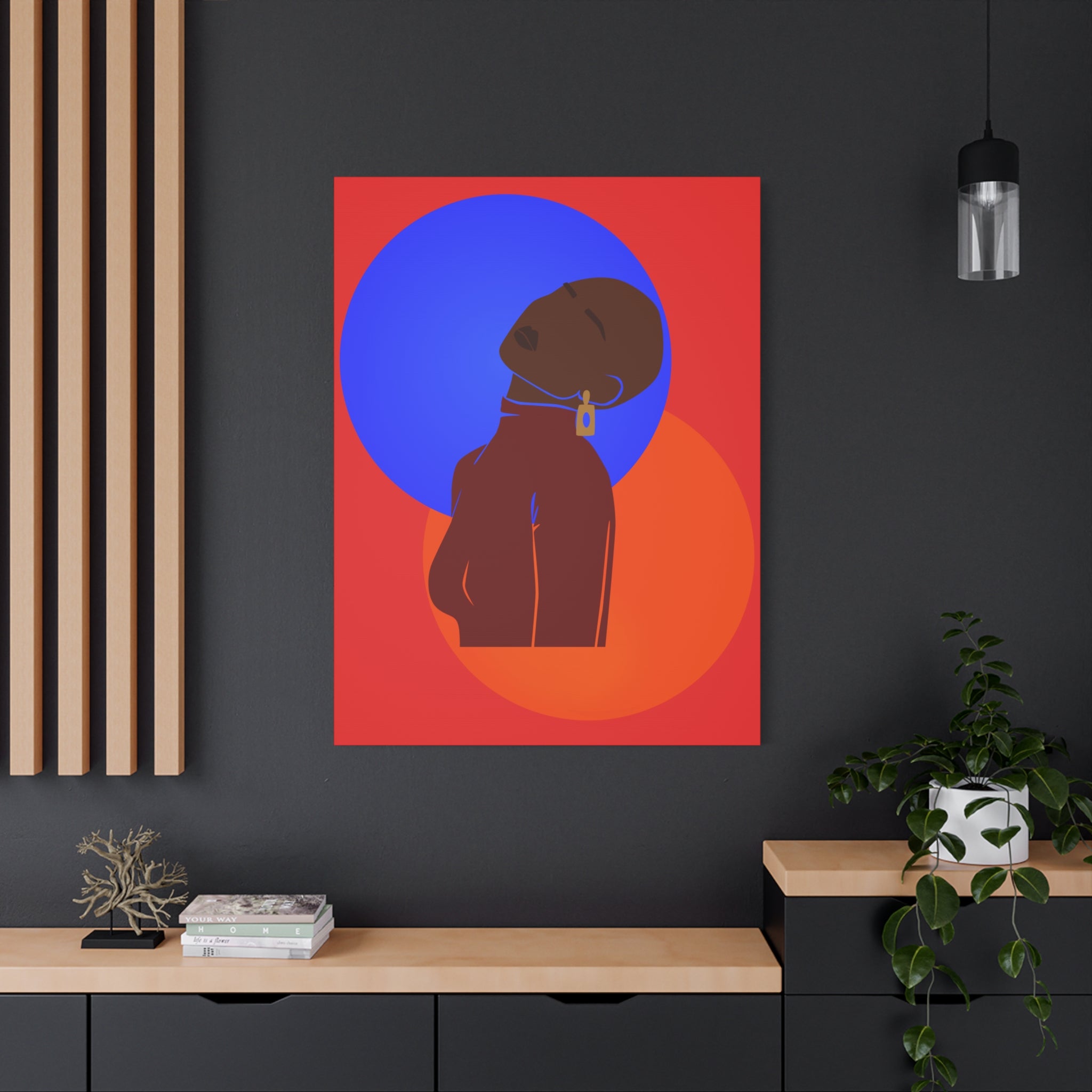 Bold Abstract Woman — Canvas Art