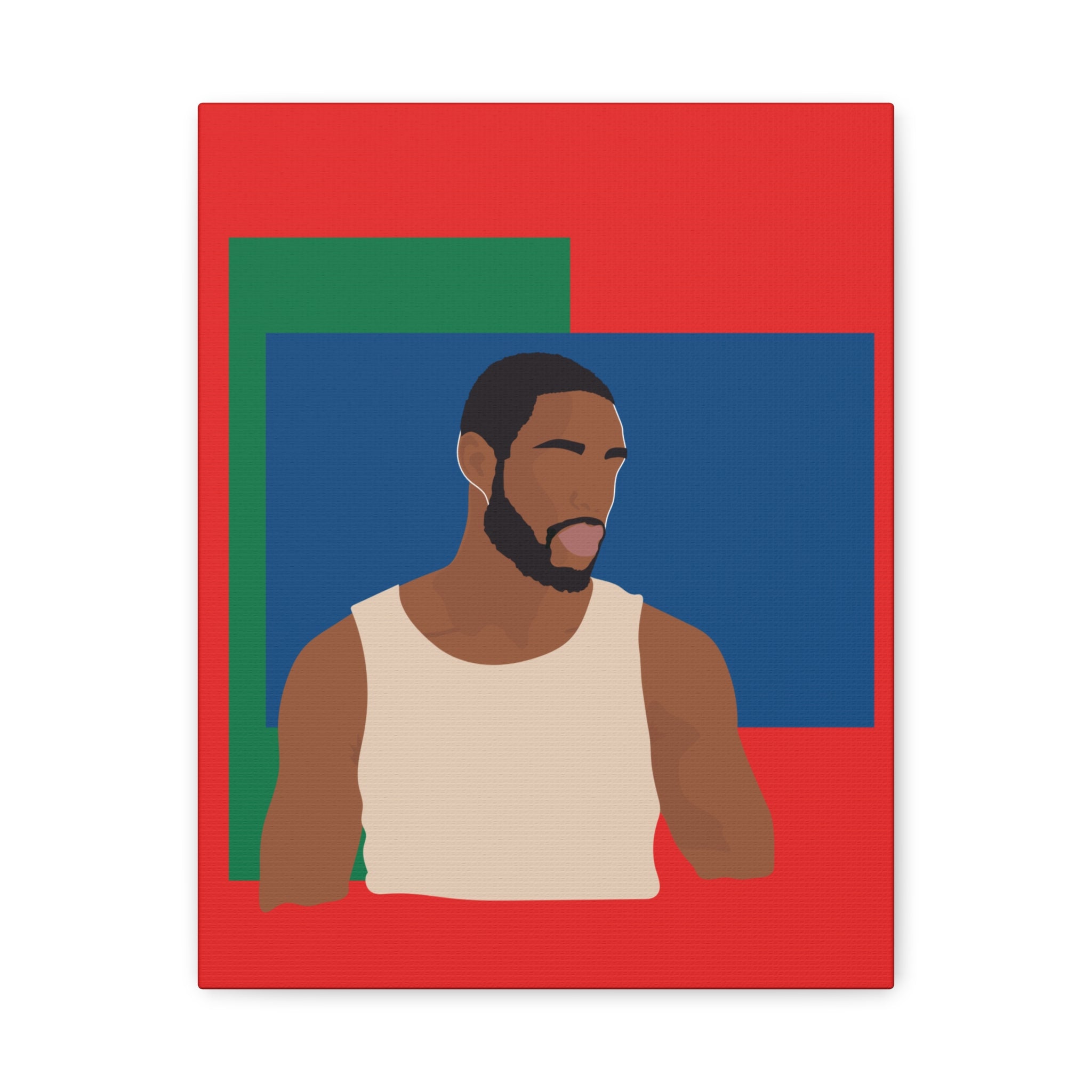 Modern Minimalist Bold Color Block -  Canvas Art