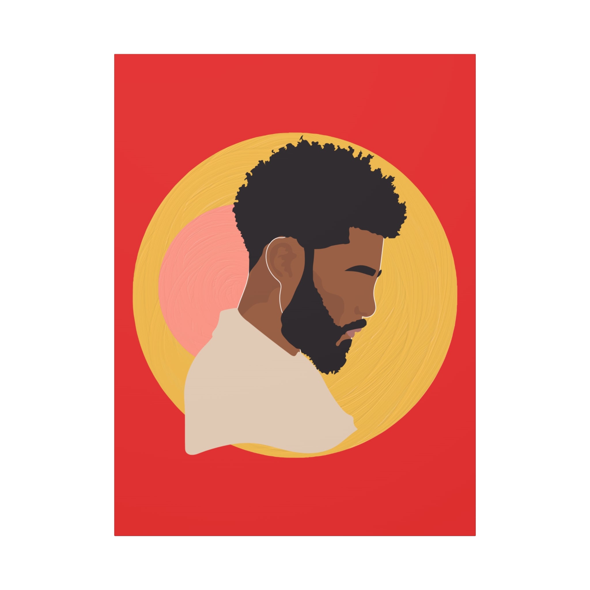 Afrocentric Male — Canvas Art