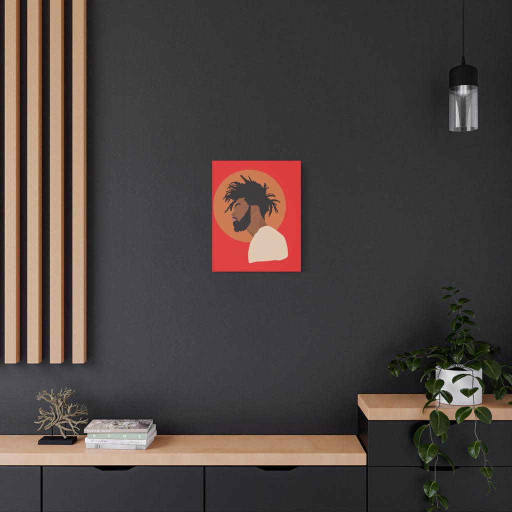 Male with Brown Sun — Canvas Art