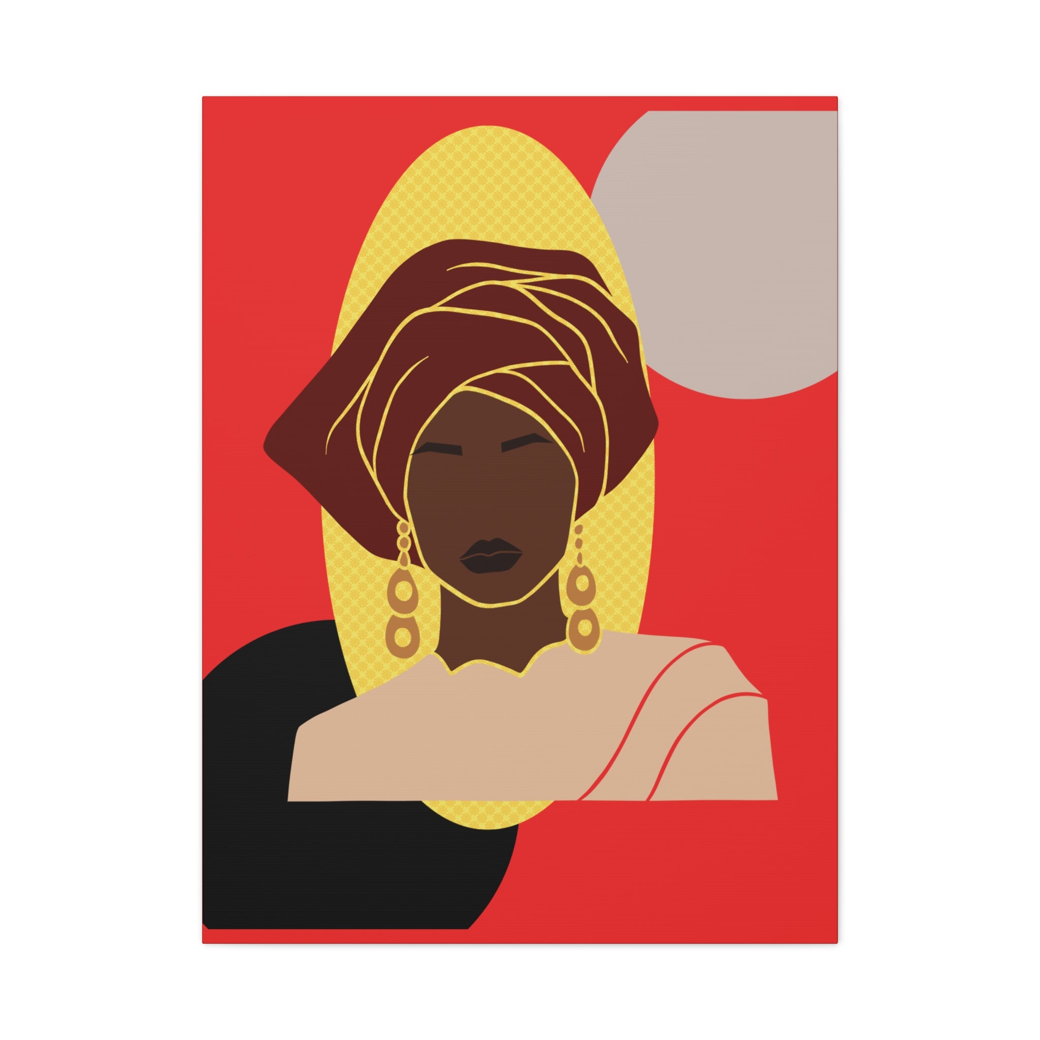 African Lady — Canvas Art