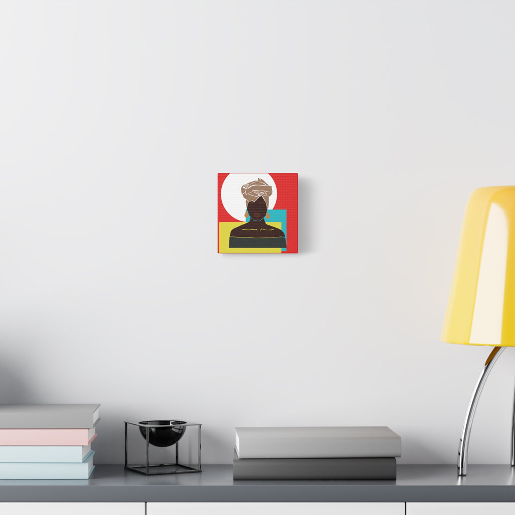 Headwrap Woman — Canvas Art